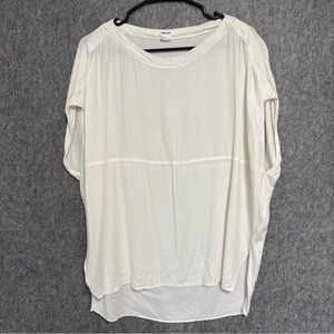 Helmut Lang Off-White Flowing Blouse